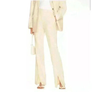 New NWT Anine Bing Joelle Houndstooth Wool Pants Sz EU 36